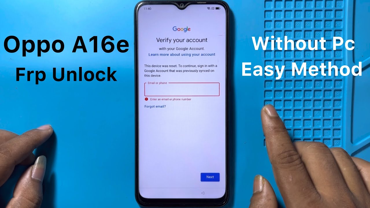 OPPO A16e Frp Bypass | Without Pc | OPPO A16 Google OPPO A16e Frp Bypass | Without Pc | OPPO A16 Google
