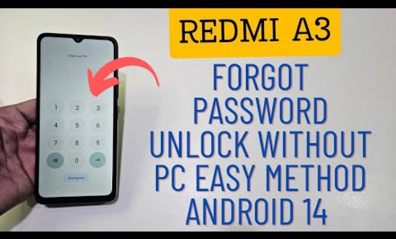 Redmi A3 Hard Reset Unlock Password Without Pc | Redmi Redmi A3 Hard Reset Unlock Password Without Pc | Redmi
