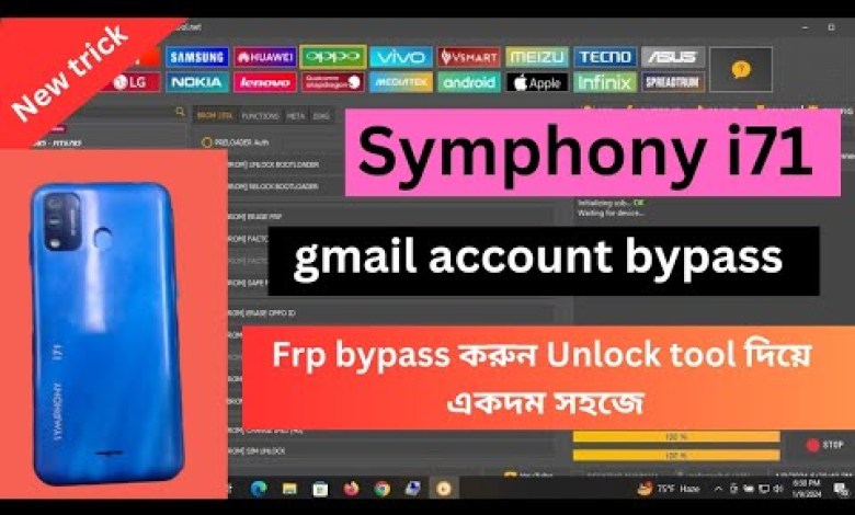 Symphony i71 frp bypass unlock tool / i71 frp bypass / Symphony i71 frp bypass unlock tool / i71 frp bypass /
