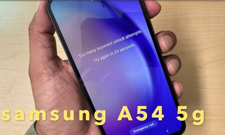 Samsung Galaxy A54 5G How To Hard Reset Passcode Samsung Galaxy A54 5G How To Hard Reset Passcode