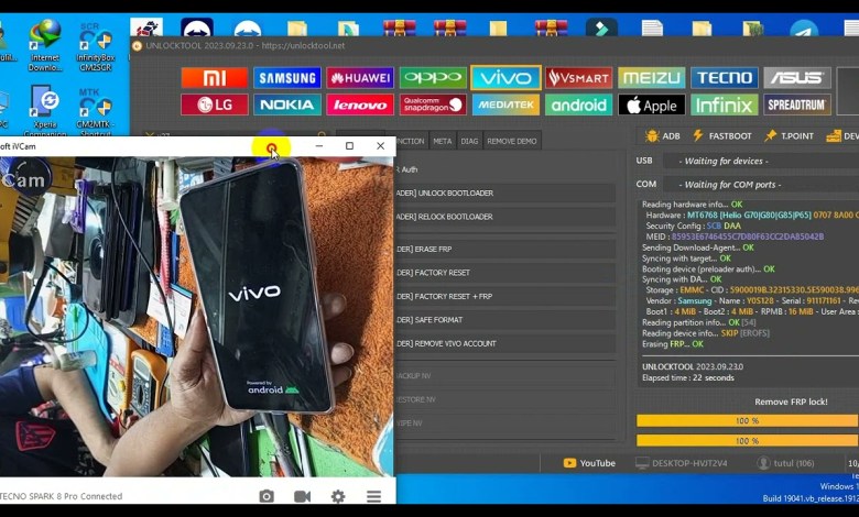 Vivo y27 Lock & FRP Unlock By Unlock Tool Vivo y27 Lock & FRP Unlock By Unlock Tool