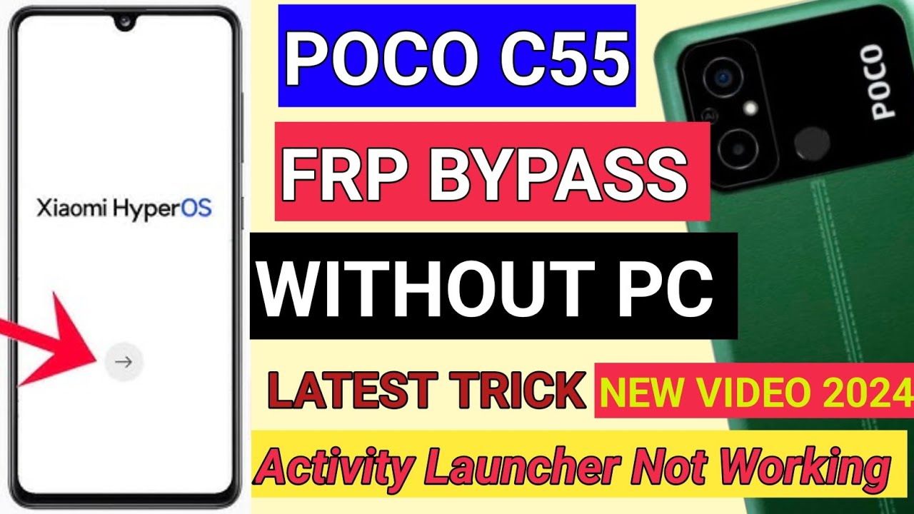 Unlock hidden features on Xiaomi C55 with HyperOS FRP Bypass Unlock hidden features on Xiaomi C55 with HyperOS FRP Bypass