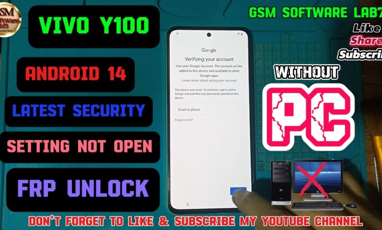How to Bypass FRP on VIVO Y100 | Explore the New Android 14 Features! How to Bypass FRP on VIVO Y100 | Explore the New Android 14 Features!