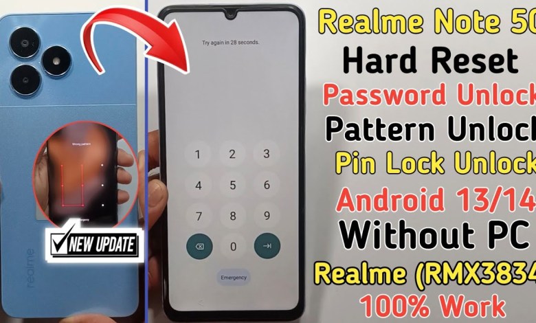 Realme Note 50 Hard Reset 2024 Without PC | Realme Realme Note 50 Hard Reset 2024 Without PC | Realme