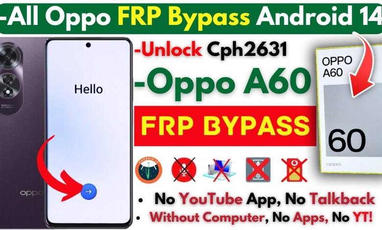 Curious About Oppo A60 Frp Bypass Without PC 2024? Unlock All Oppo Devices Now! Curious About Oppo A60 Frp Bypass Without PC 2024? Unlock All Oppo Devices Now!