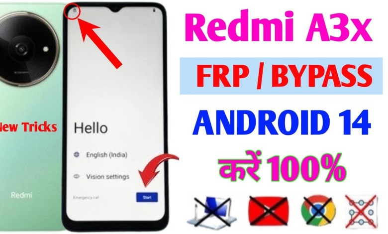 Unlocking Redmi A3/A3x Without a Computer: A Simple Guide to Bypassing FRP Unlocking Redmi A3/A3x Without a Computer: A Simple Guide to Bypassing FRP