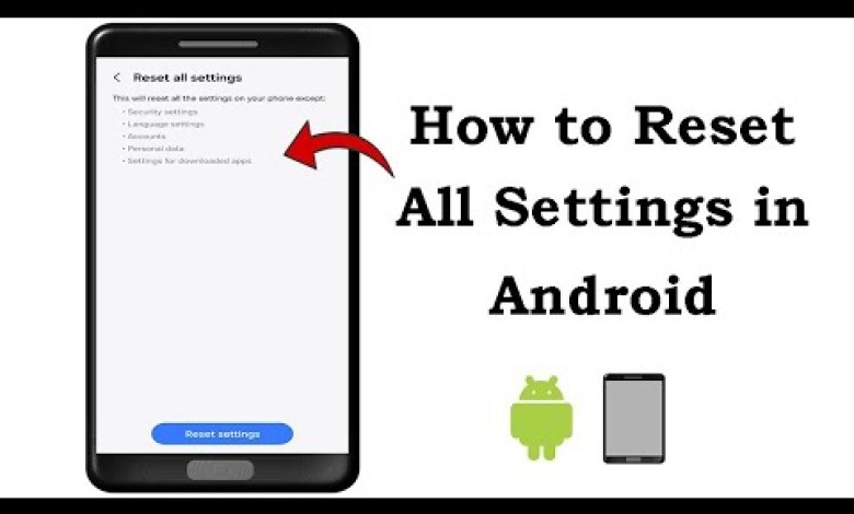 How to Reset All Settings in Android Mobile Tamil | How to Reset All Settings in Android Mobile Tamil |