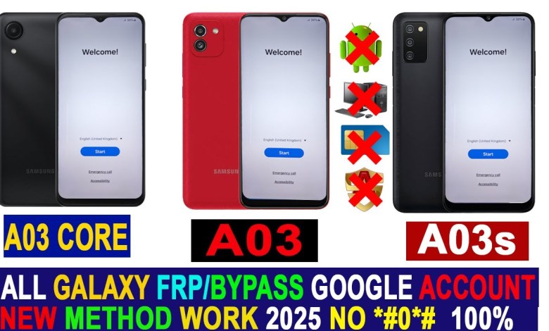 Unlock the Secrets: FRP Bypass for Samsung A03/A03 CORE/A03s – What You’ll Discover in 2025! Unlock the Secrets: FRP Bypass for Samsung A03/A03 CORE/A03s – What You’ll Discover in 2025!