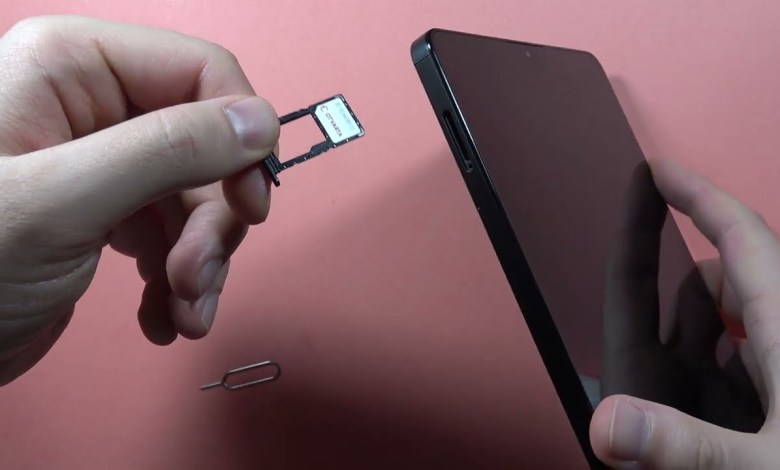 SAMSUNG Galaxy Tab A9: Input SIM Card – Install SAMSUNG Galaxy Tab A9: Input SIM Card – Install