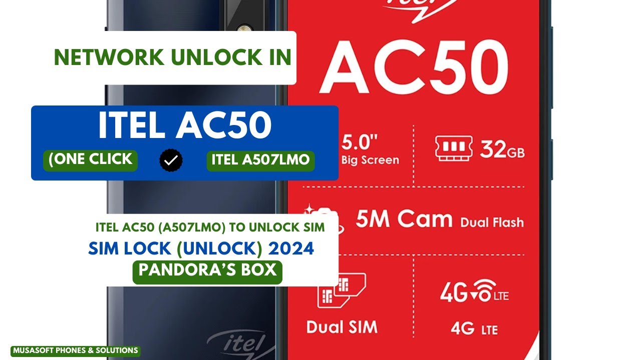 NETWORK|SIM LOCK UNLOCK IN ITEL AC50|ITEL A507LM0 ALL NETWORK|SIM LOCK UNLOCK IN ITEL AC50|ITEL A507LM0 ALL