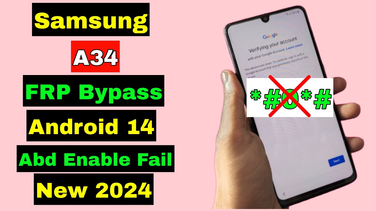 Samsung A34 FRP Bypass Android 14/13 | Samsung A34 Samsung A34 FRP Bypass Android 14/13 | Samsung A34