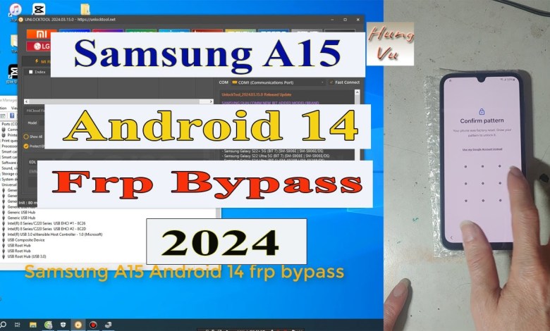 Samsung A15 Frp bypass Android 14 with Unlocktool Samsung A15 Frp bypass Android 14 with Unlocktool