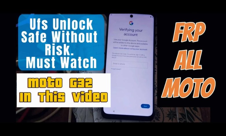 Unlocking All Motorola Models: Discover the Safe FRP Bypass for G32! Unlocking All Motorola Models: Discover the Safe FRP Bypass for G32!