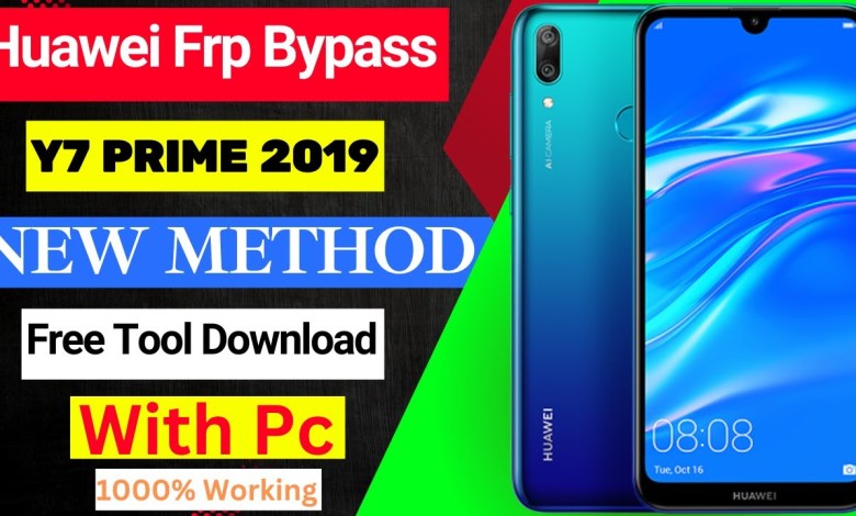 Huawei Y7 Prime 2019 FRP (Bypass) With PC New Security Huawei Y7 Prime 2019 FRP (Bypass) With PC New Security