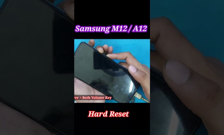 Samsung M12 /A12 Hard Reset | Password Pattern Unlock Samsung M12 /A12 Hard Reset | Password Pattern Unlock