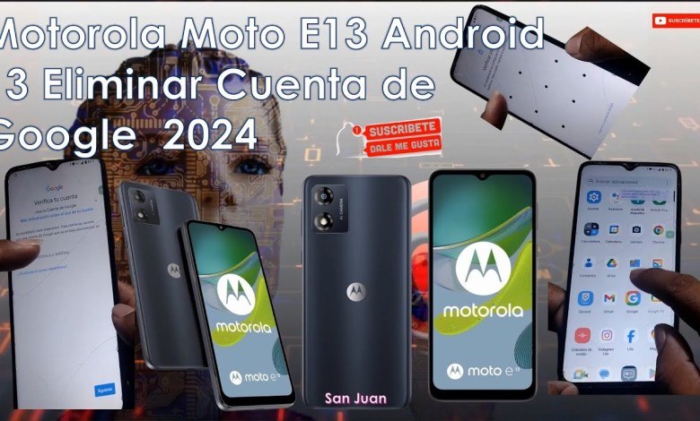 Motorola Moto E13 Android 13 Delete Google Account Motorola Moto E13 Android 13 Delete Google Account