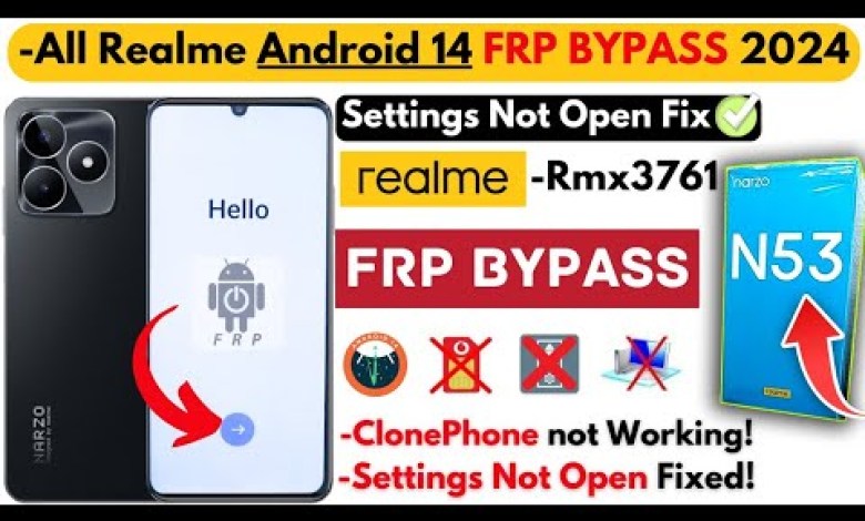 Curious about Realme Narzo N53 Frp Bypass without PC? Learn how to bypass FRP on all Realme devices! Curious about Realme Narzo N53 Frp Bypass without PC? Learn how to bypass FRP on all Realme devices!