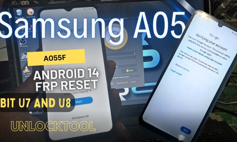 How to bypass FRP on Samsung A05 using Android 14 versions U5, U7, and U8 How to bypass FRP on Samsung A05 using Android 14 versions U5, U7, and U8