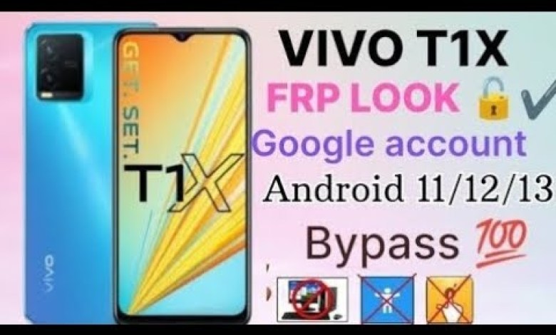VIVO T1X Android 11/12/13/ FRP BYPASS || Without PC New VIVO T1X Android 11/12/13/ FRP BYPASS || Without PC New