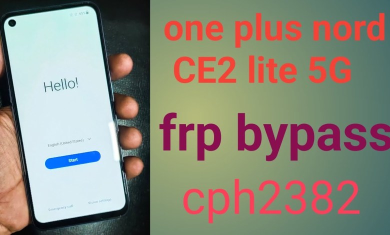 One Plus Nord CE2 Lite 5G frp bypass ! Cph 2381 frp One Plus Nord CE2 Lite 5G frp bypass ! Cph 2381 frp