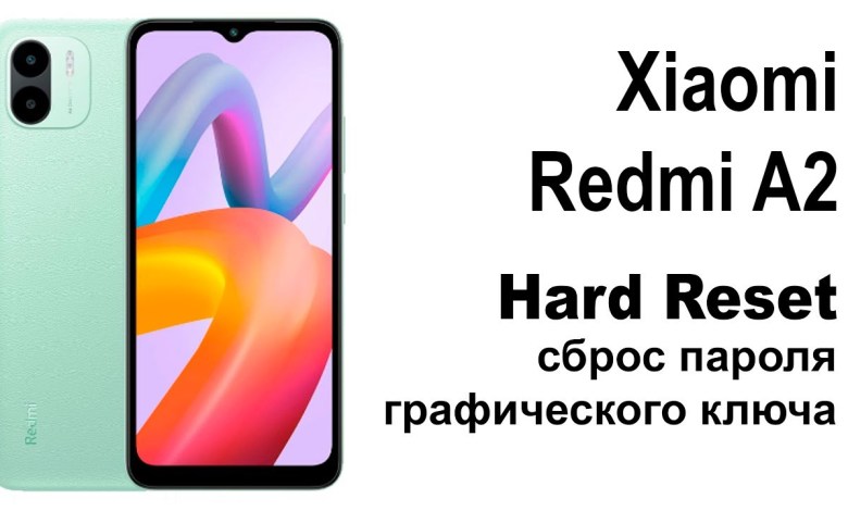 Xiaomi Redmi A2. Reset pattern or password. Xiaomi Redmi A2. Reset pattern or password.