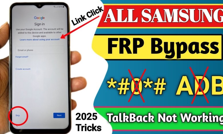 Unlock Samsung Phones with the latest FRP Bypass Technique in 2025 Unlock Samsung Phones with the latest FRP Bypass Technique in 2025
