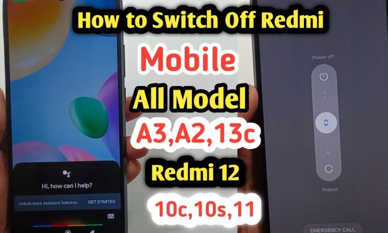 how to switch off redmi A3,A2,10C,13c,12 | redmi mobile how to switch off redmi A3,A2,10C,13c,12 | redmi mobile