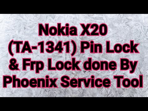 Nokia X20 (TA-1341) Pin Lock & Frp Lock done By Phoenix Nokia X20 (TA-1341) Pin Lock & Frp Lock done By Phoenix
