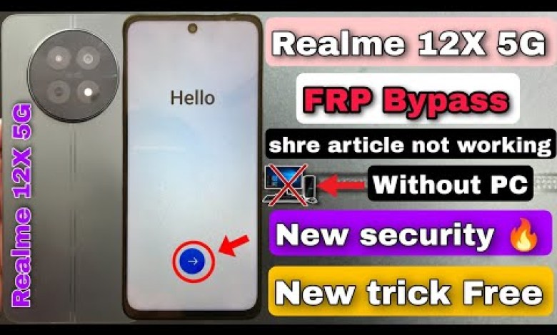 Curious How to Bypass FRP on Realme 12X 5G Without a PC? Find Out Here! Curious How to Bypass FRP on Realme 12X 5G Without a PC? Find Out Here!