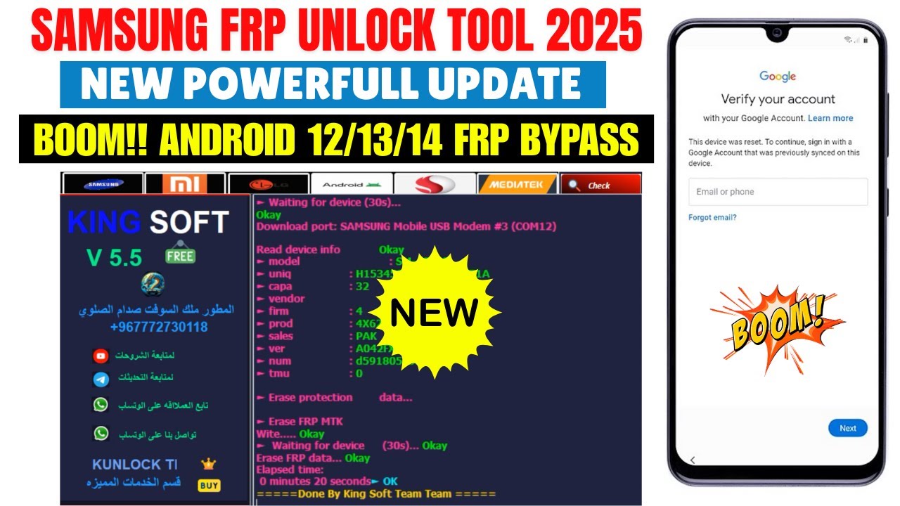Unlocking Secrets: Bypass Samsung FRP on Android 12/13/14! Unlocking Secrets: Bypass Samsung FRP on Android 12/13/14!