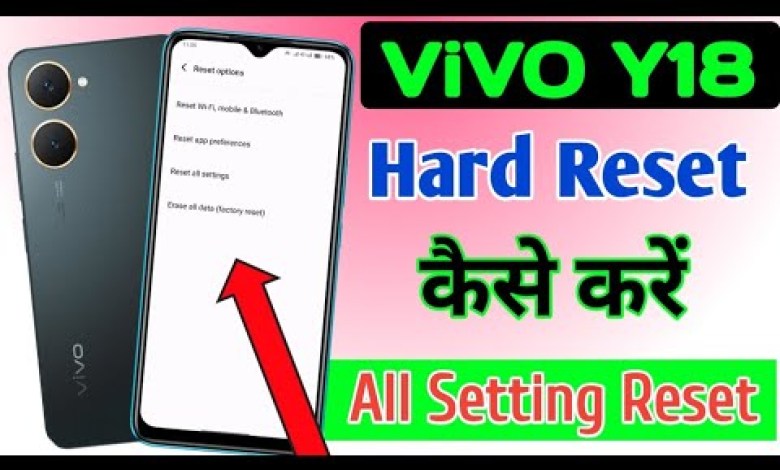 Vivo Y18 Hard Reset Kaise Kare/How to Reset All Setting Vivo Y18 Hard Reset Kaise Kare/How to Reset All Setting