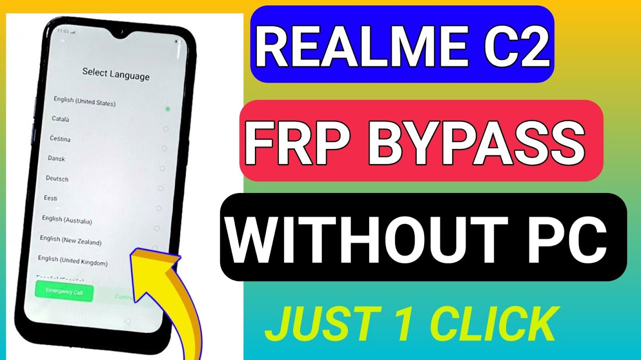 Realme C2(RMX1941)Android 9/1 Click Frp Bypass: Discover how to bypass FRP without hassle Realme C2(RMX1941)Android 9/1 Click Frp Bypass: Discover how to bypass FRP without hassle