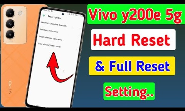 Vivo y200e 5g mobile me reset kaise kare/how to full Vivo y200e 5g mobile me reset kaise kare/how to full