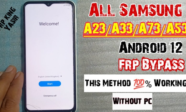 Samsung A53 5G Frp bypass Without pc | Samsung Samsung A53 5G Frp bypass Without pc | Samsung