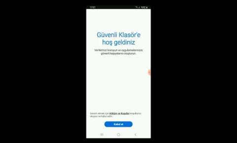 Samsung Secure Folder Password Reset Samsung Secure Folder Password Reset