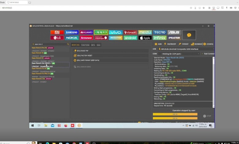 FRP GOOGLE Oppo Reno 6 Lite By Unlock Tool FRP GOOGLE Oppo Reno 6 Lite By Unlock Tool
