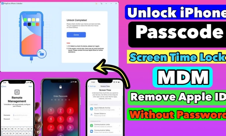 Unlock iPhone Passcode – MDM , Screen time Lock or Unlock iPhone Passcode – MDM , Screen time Lock or