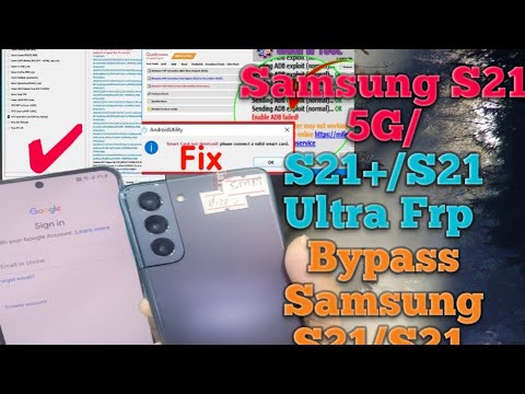 Samsung Galaxy S21 5G U7 FRP Unlock Google Account Samsung Galaxy S21 5G U7 FRP Unlock Google Account