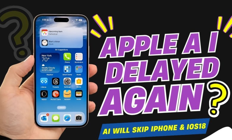 Apple AI Delayed Yet Again! Skipping iPhone 16 & iOS18. Apple AI Delayed Yet Again! Skipping iPhone 16 & iOS18.