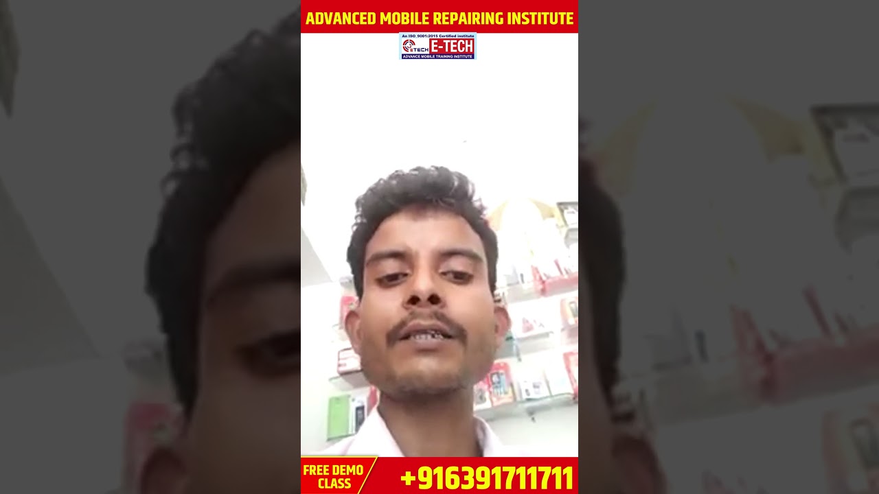 Opened my own shop after learning mobile repairing. Best institute Opened my own shop after learning mobile repairing. Best institute