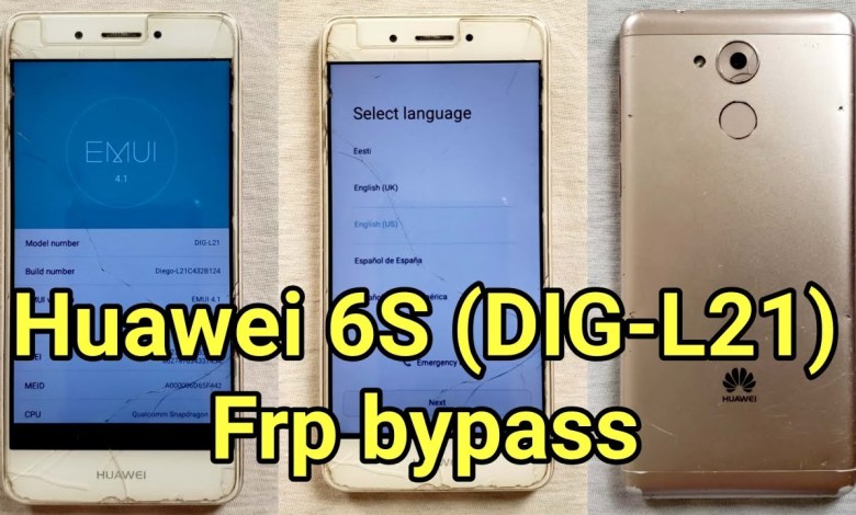 Huawei 6S (DIG-L21) Frp bypass without pc Huawei 6S (DIG-L21) Frp bypass without pc