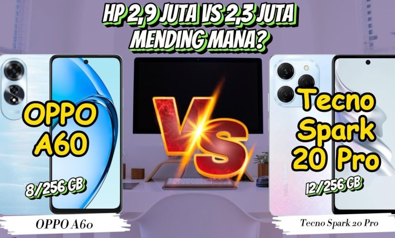 OPPO A60 VS Tecno Spark 20 Pro OPPO A60 VS Tecno Spark 20 Pro