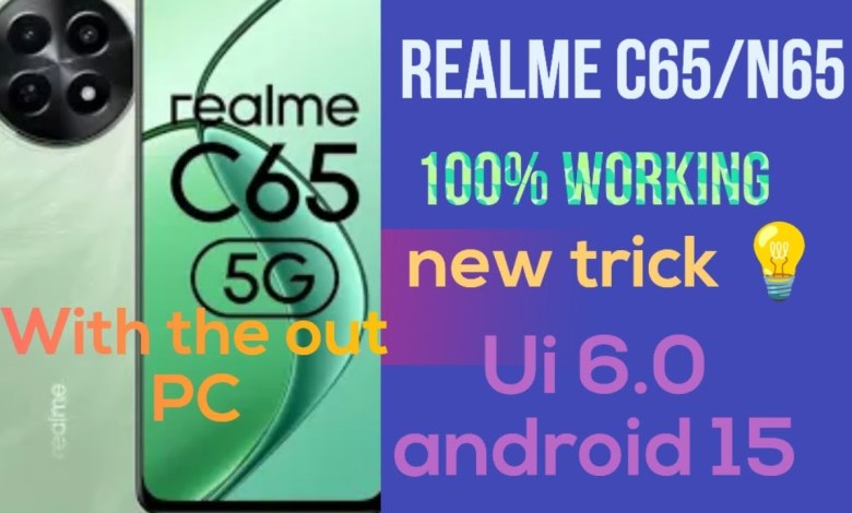 Unlock Realme C65/N65 FRP in 2025 with the Latest Method! Unlock Realme C65/N65 FRP in 2025 with the Latest Method!
