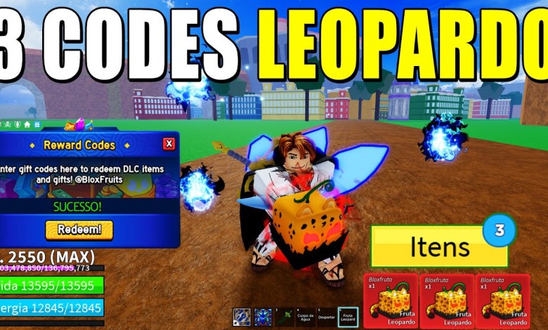 3 NEW LEOPARD FRUIT CODES IN BLOX FRUITS + 3 NEW LEOPARD FRUIT CODES IN BLOX FRUITS +