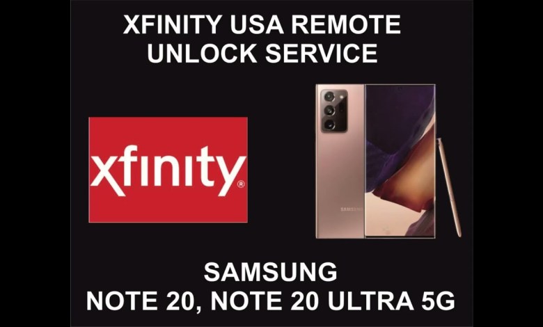 Xfinity USA Samsung Unlock Service, Samsung Note 20, Xfinity USA Samsung Unlock Service, Samsung Note 20,