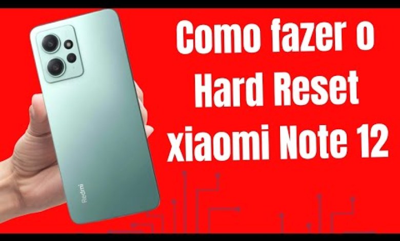 How to format and Hard Reset Xiaomi Note 12 How to format and Hard Reset Xiaomi Note 12