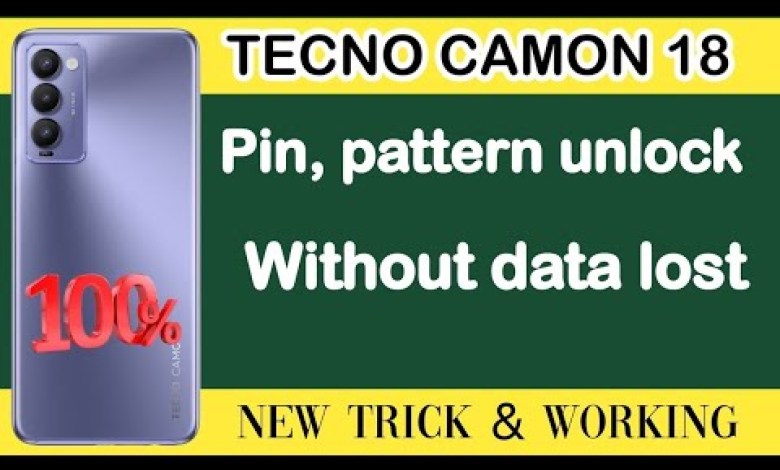 Tecno camon 18 hard reset without data lost/Pin pattern Tecno camon 18 hard reset without data lost/Pin pattern