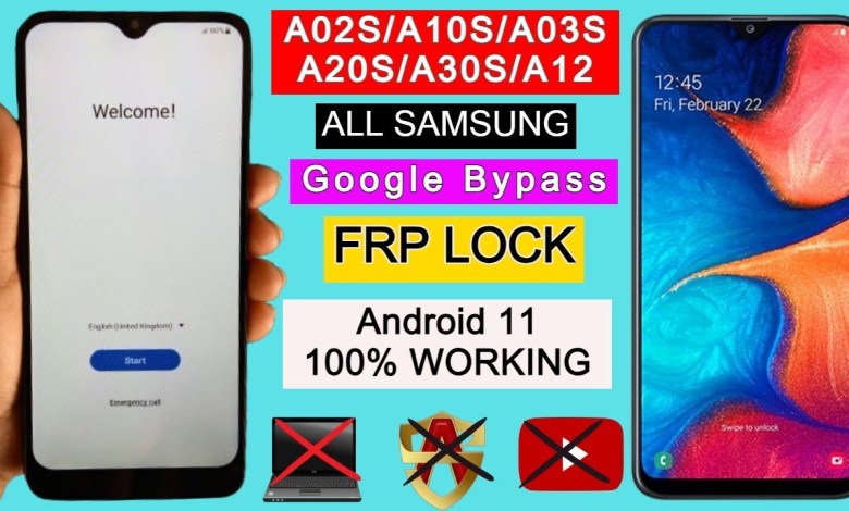 Samsung A20s/A10s/A02s/A03s/A30/A12 Frp Bypass Without Samsung A20s/A10s/A02s/A03s/A30/A12 Frp Bypass Without
