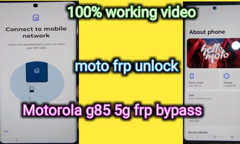 Unlocking Secrets: How to Bypass FRP on Motorola G85 5G and Unlock Its Full Potential! Unlocking Secrets: How to Bypass FRP on Motorola G85 5G and Unlock Its Full Potential!