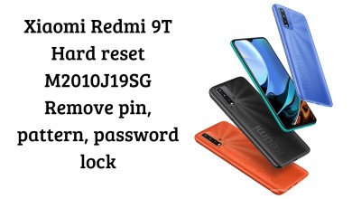 Xiaomi Redmi 9T Hard reset M2010J19SG Remove pin, Xiaomi Redmi 9T Hard reset M2010J19SG Remove pin,